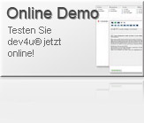 Online Demo - Testen Sie Dev4u® jetzt online!